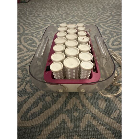 Conair Wavemaker 20 Hot Rollers HS16X Curlers With Clips Pageant Tested - Picture 13 of 15
